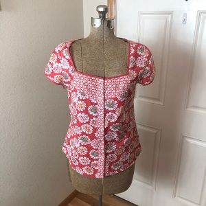 Boden Cap Sleeve Top